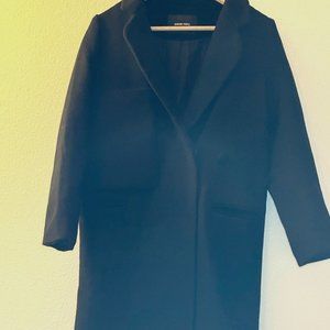 Reformation long black coat